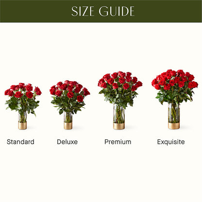 Classic Love Red Rose Bouquet –  Lupita Flowers, Novato CA