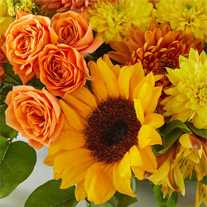Autumn Harmony Centerpiece –  Lupita Flowers, Novato CA