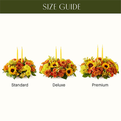 Autumn Harmony Centerpiece –  Lupita Flowers, Novato CA