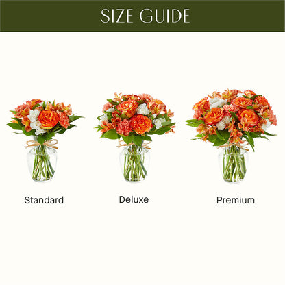 Apricot Glow Bouquet –  Lupita Flowers, Novato CA