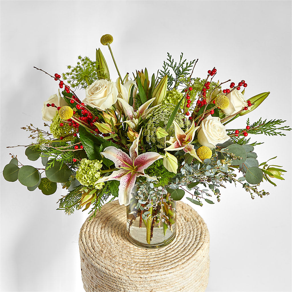 Berry & Bright Bouquet –  Lupita Flowers, Novato CA