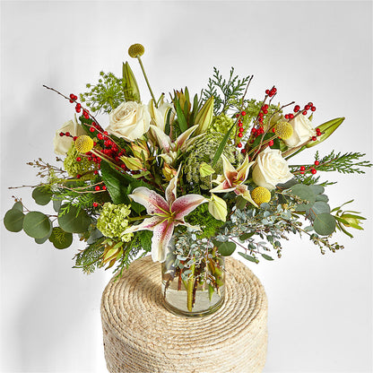 Berry & Bright Bouquet –  Lupita Flowers, Novato CA